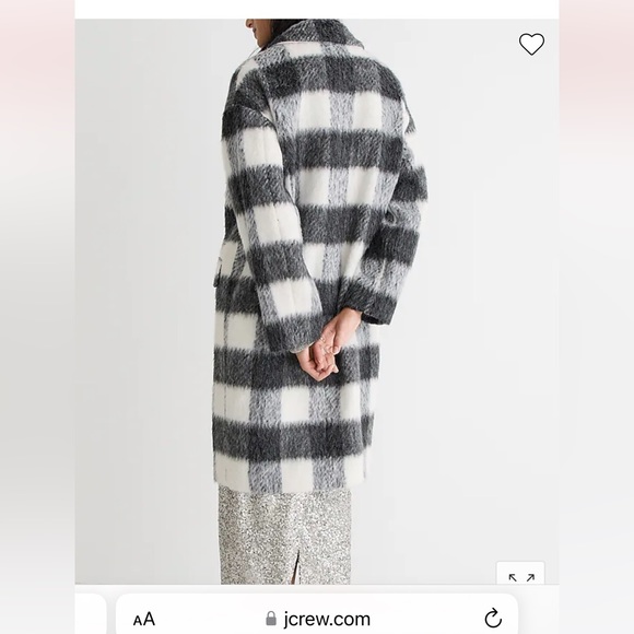 J. Crew Collection Italian Relaxed Brushed Topcoat - Picture 3 of 5